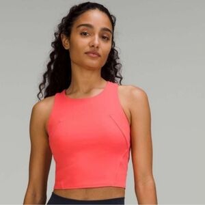 Lululemon Invigorate Training Tank Top Bra Pale Raspberry Size 4 Everlux